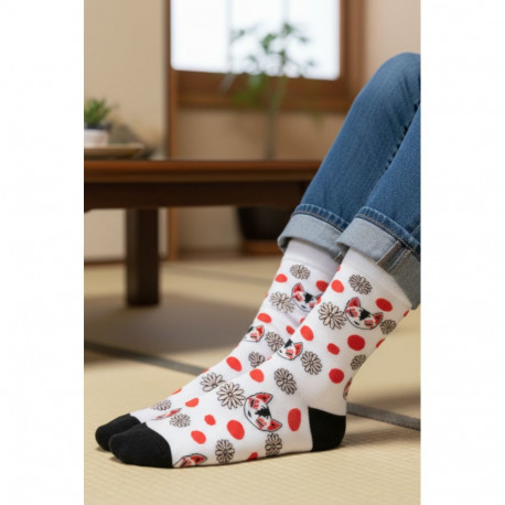 SOKISAHTEL Yokai by Miku KIKU noore leiutaja valged sokid 444