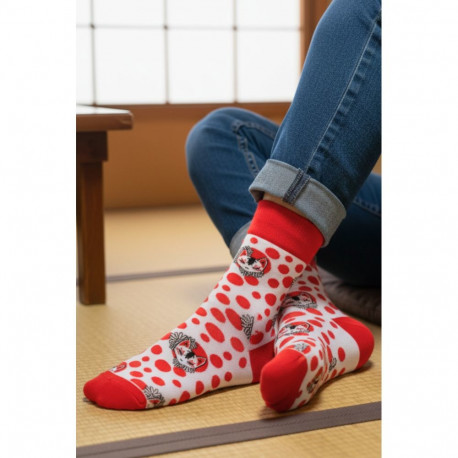 SOKISAHTEL Yokai by Miku KITSUNE noore leiutaja punased sokid 444