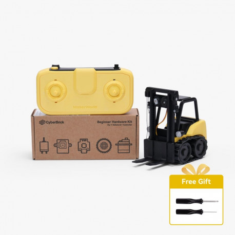 Modular Smart Toy Kit - Bambu Lab CyberBrick Hardware Kit ZK004, 1 Vehicle, 1 Remote, Multi-Color