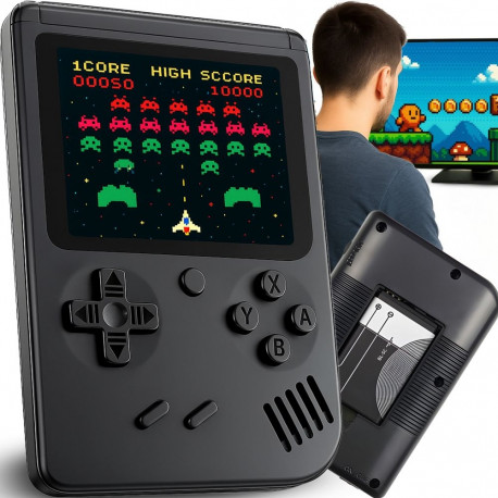 Mini retro mängukonsool e150 400 mängu 3''