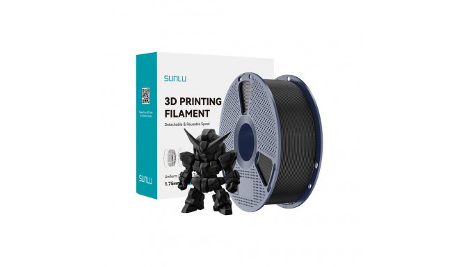 Sunlu PLA+ 2.0 Filament (Black)
