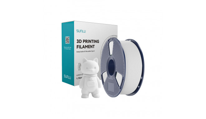 Sunlu PLA Matte Filament (White)