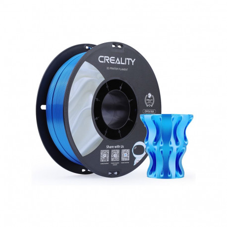 Creality 3D-filament CR-Silk PLA 1kg 1,75mm rullis, sinine