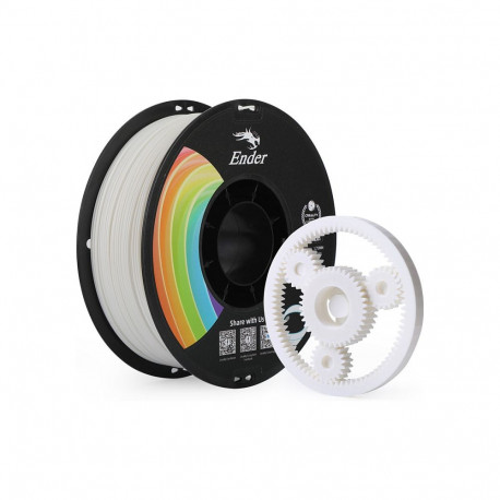Creality filament PLA+ 1,75mm 1kg rullil, valge