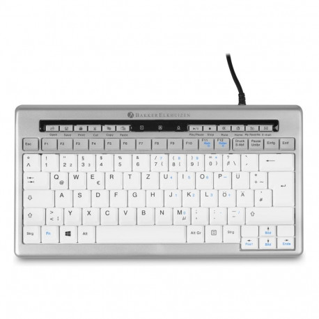 "BakkerElkhuizen S-board 840 Design Tastatur (QWERTZ) kompakt/USB"