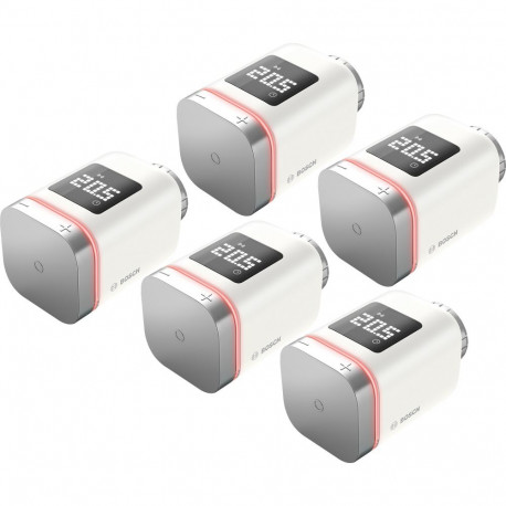 Smart Home Heizkörper-Thermostat II [+M] Sparbundle (weiß, 5er Pack)