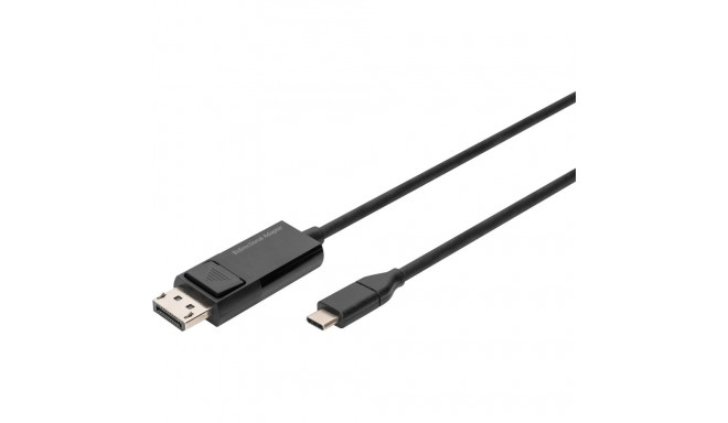 Adapterkaabel USB-C–DisplayPort 2m, must
