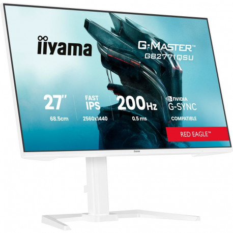 G-Master monitor GB2771QSU-W1 Red Eagle 68.5cm (27 Zoll) QHD Fast-IPS HDMI DP G-Sync-ühilduv USB-hub