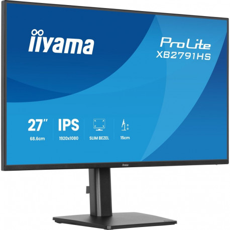 ProLite monitor XB2791HS-B1 68.6cm (27 Zoll) FullHD IPS 120Hz paneel HDMI DP kõlarid kõrguse regulee