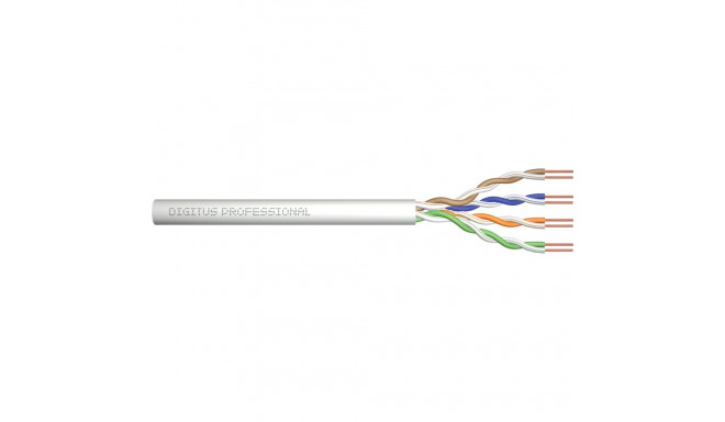 Digitus Professional Cat.5e U/UTP installation cable simplex (gray, 100 meter roll)