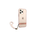 Guess Translucent Stap Case for iPhone 13 Pro Max - Pink