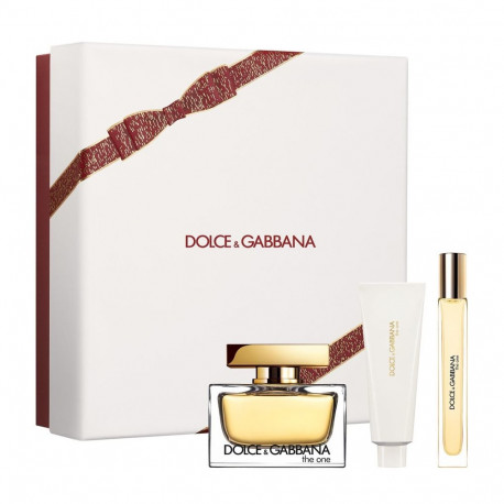 DOLCE GABBANA THE ONE EAU DE PARFUM 75ML VAPORIZADOR + LOCION CORPORAL 50ML + MINIATURA 10ML VAPORIZ