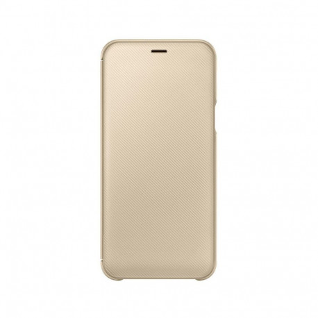 Samsung A6 Plus 2018 A605 Wallet Cover EF-WA605CFE Gold