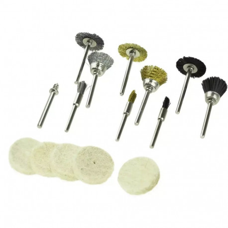Traatharjade ja poleerimisviltide komplekt, 15tk