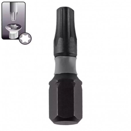 Löökkruvikeeraja otsakud Torx T25x25mm 2tk, blisterpakend