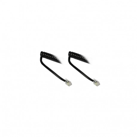 Alcasa THS-02 telephone cable 2 m Black