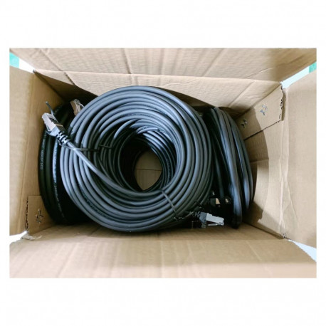 "Equip Patchkabel Cat6 30x/set S/FTP 2xRJ45 5.00m sw LSZH"