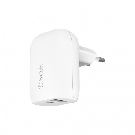 "Belkin Power Adapter USB-C und USB-A, Weiß, 37W"