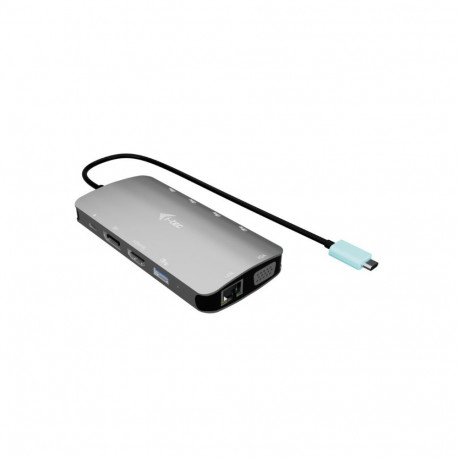 USB-C dokkimisjaam Nano metallist 3x Display DP HDMI Power Delivery 100W