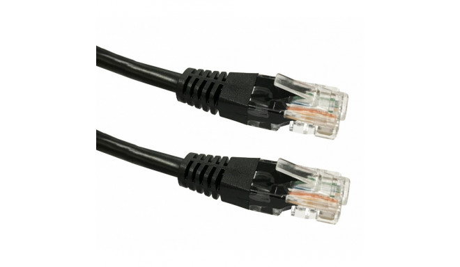 Cable Patchcord cat. 6 RJ45 UTP 0,5m black