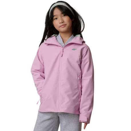 Kurtka dla dzieci 4F U0959 jasny fiolet 4FJWSS26TTJAU0959 52S 140cm