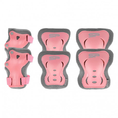 Spokey kaitsmekomplekt Shield 940924-940925-940926 L, roosa-hall
