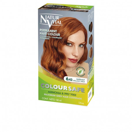 NATUR VITAL COLOURSAFE tinte permanente #6.43-avellana