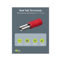 Goobay Tools Female Tab Terminal, red