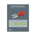 Goobay Tools Female Tab Terminal, red