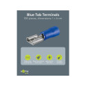Goobay Tools Female Tab Terminal, blue
