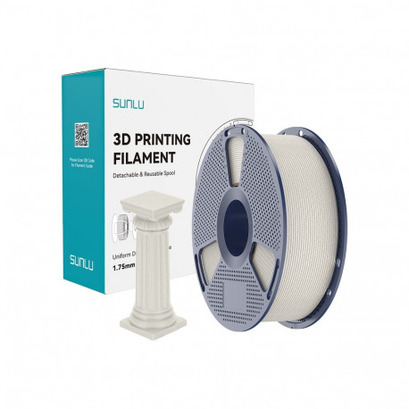 3D Printing Filament - Sunlu PLA High-Speed Marble Filament, 600 mm/s, ±0.02 mm, Chestnut