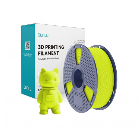 3D Printing Filament - Sunlu PLA Matte Filament 1.75 mm Light Green