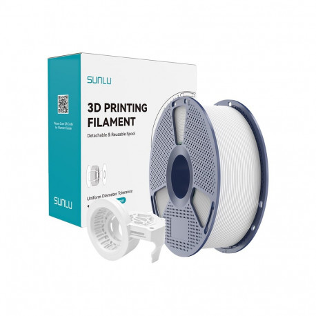 3D Printing Filament - Sunlu PETG High-Speed Matte 50–600 mm/s White