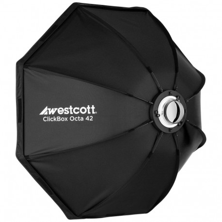 Lighting Modifier - Westcott Softbox ClickBox Octa-42, 42-Inch, Bowens-Mount, Silver