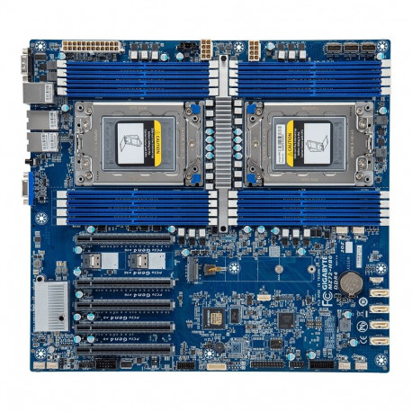Motherboard - Gigabyte MS74-HB0 Dual LGA4710, 12 DIMM Slots, 256 GB DDR4, Black