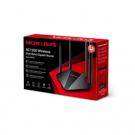 Router - Mercusys MR30G Gigabit Ethernet Dual Band Black