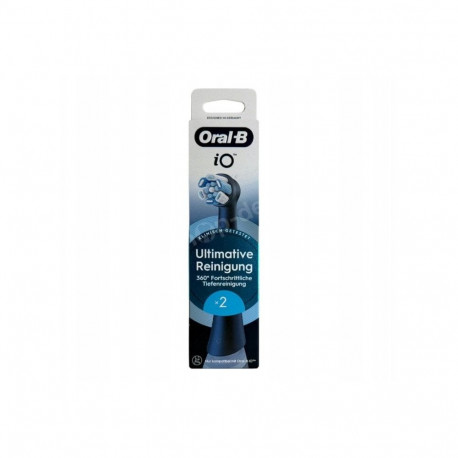 Oral-B sonic hambaharja otsikud iO Ultimate Clean 8700216373807 2 tk, must