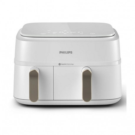 Philips NA353/10 Airfryer Dual Basket kuumaõhufritüür, valge 9 l