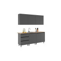KITCHEN SET ASTI GRAPHITE