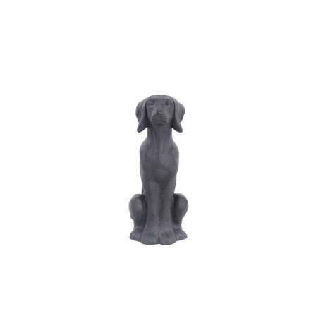 DECORATION DOG BLACK 31.5X23X53.5CM