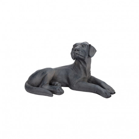 DECORATION LYING DOG 41.5X20X22.5CM