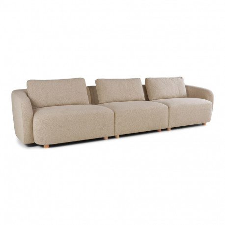 THREE-SEATER SOFA DOMOLE TAUPE 310X70X90