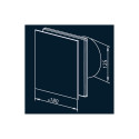 AXIAL FAN 125 SOLID GLASS