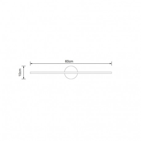 WALL LED LIGHT STIM 10W 3000K IP20 GOLD