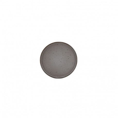 DESERT PLATE DOMOLETTI BROWN DOTS 19.6CM