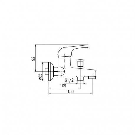 BATH MIXER SELENGA ECO DSEE054.5/1