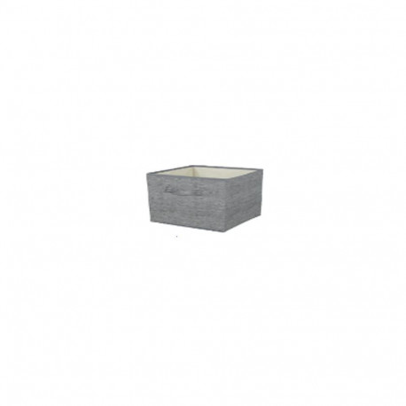 BOXSTORAGE hoiukast 30x30x15cm, hall tekstiil