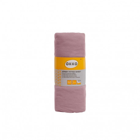 BED SHEET POLYCOTT 200X200+25CM PINK624