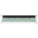 Digitus CAT 3 ISDN patch panel, unshielded, 50 port (gray, 1 U)