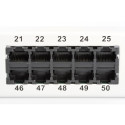 Digitus CAT 3 ISDN patch panel, unshielded, 50 port (gray, 1 U)